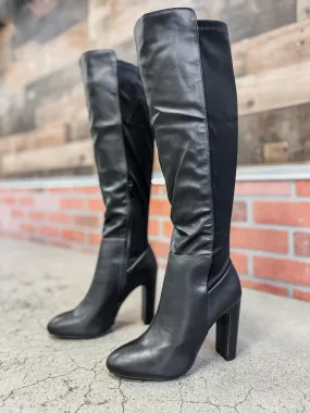Brandy Knee High Leather Boots