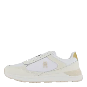 Casual Fashion Runner Lthr White