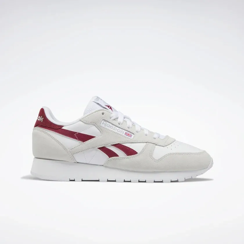 Classic Leather (Pure Grey 1   Classic Burgundy   Cloud White)