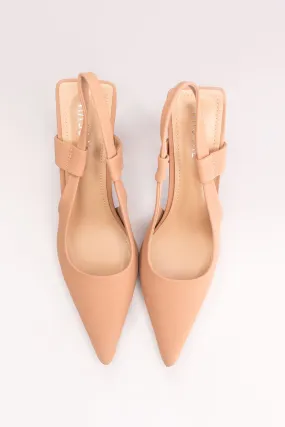 Daisy Strap Small  Heel Nude