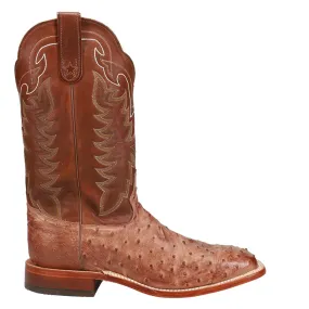 Hays Full Quill Ostrich Square Toe Cowboy Boots