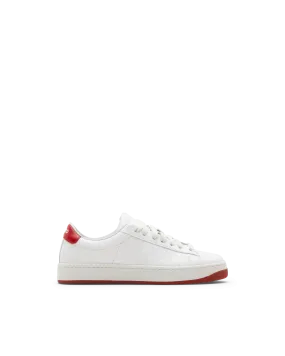 Kourt Red-Detail Lace Up Sneakers