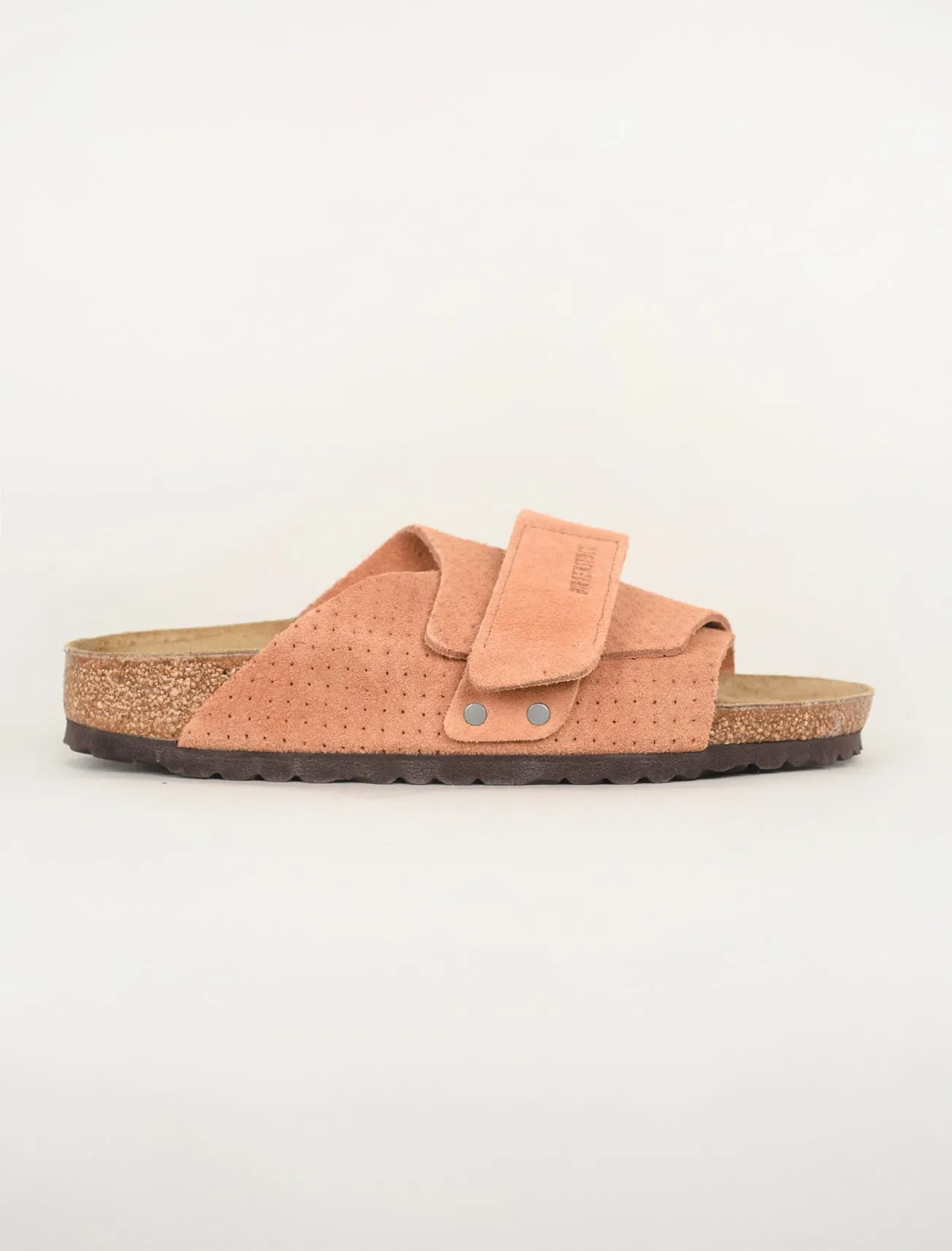 Kyoto Embossed Dot Sandal, Burnt Orange