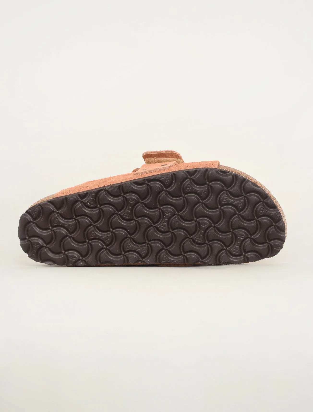 Kyoto Embossed Dot Sandal, Burnt Orange