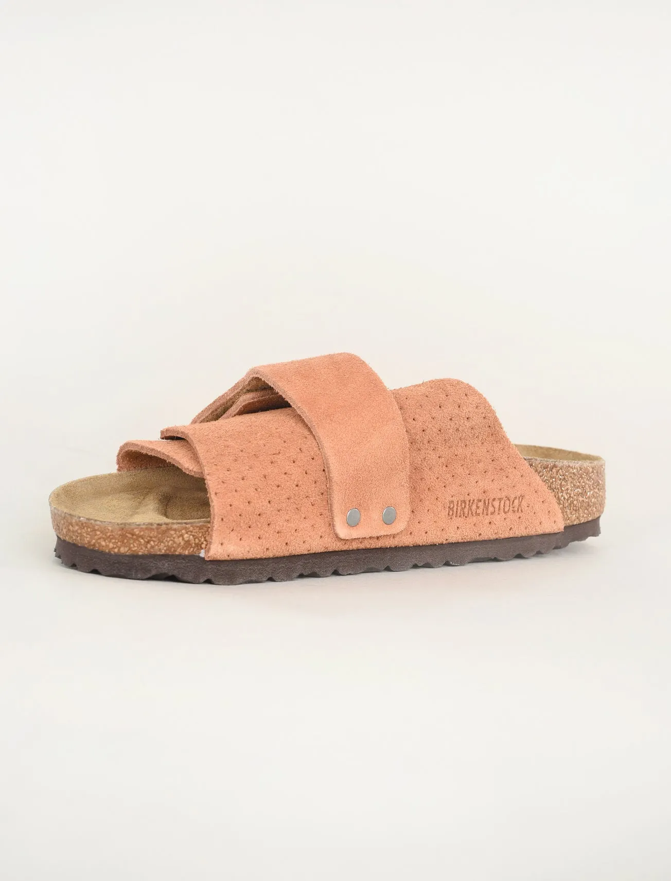 Kyoto Embossed Dot Sandal, Burnt Orange