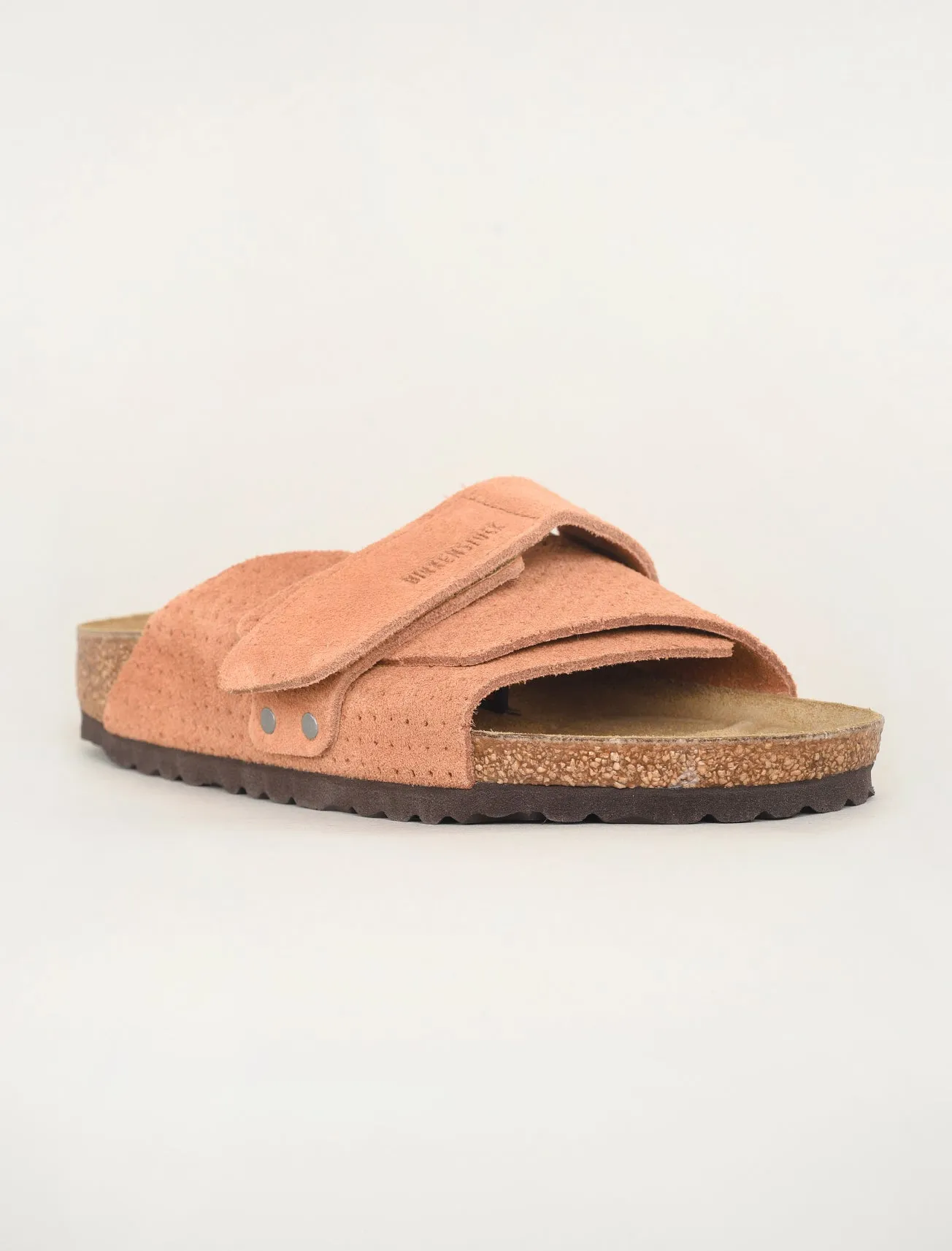 Kyoto Embossed Dot Sandal, Burnt Orange