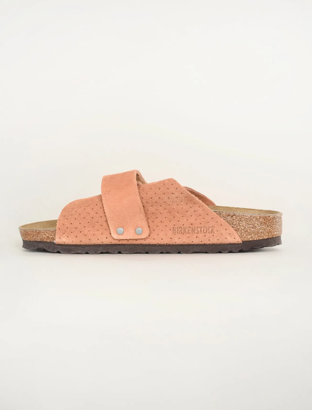 Kyoto Embossed Dot Sandal, Burnt Orange