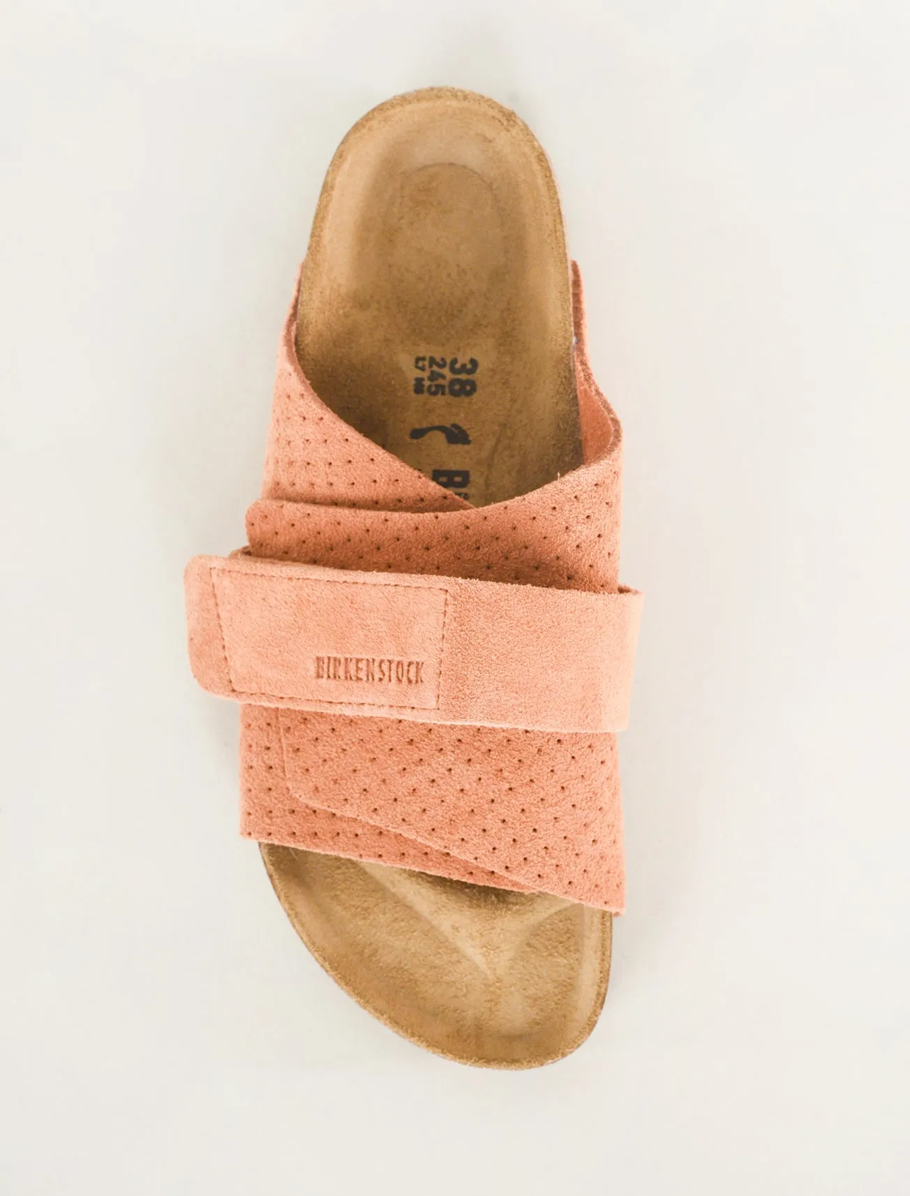Kyoto Embossed Dot Sandal, Burnt Orange