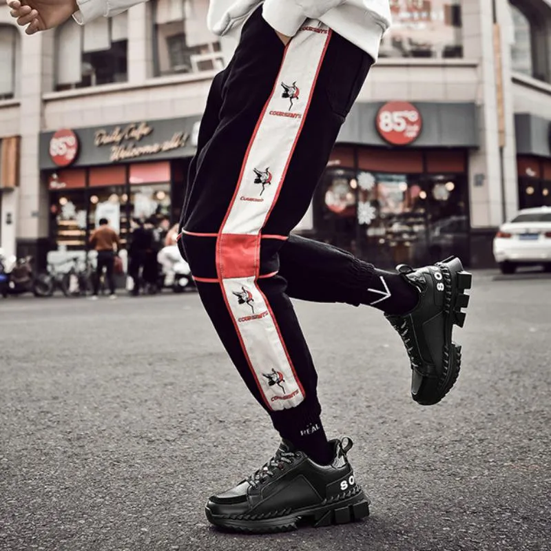 Men's Casual Leather Chunky Sneakers