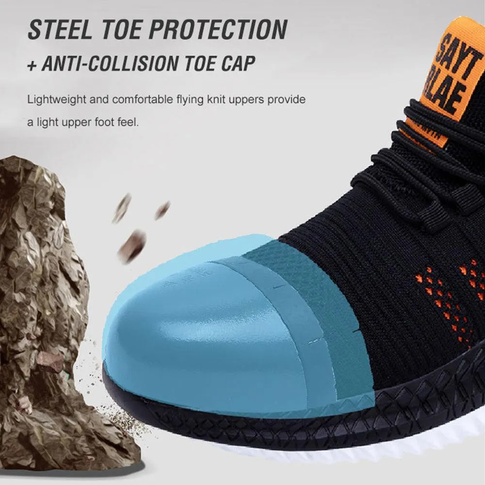 Men’s Indestructible Steel Toe Safety Sneakers – Anti-Puncture