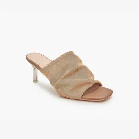 Mesh Low Heels