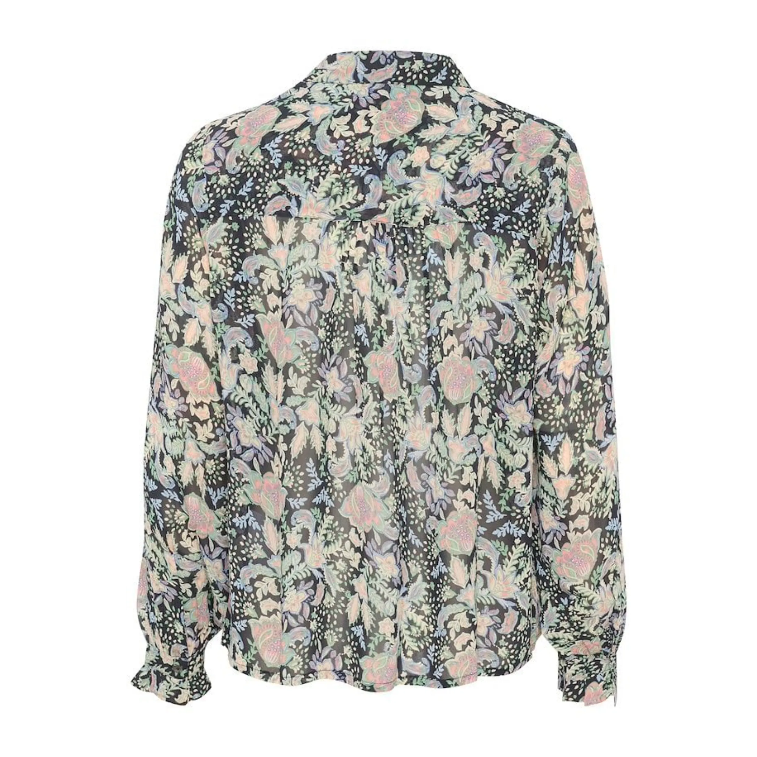 Part Two Faya Blouse In Dark Navy Multi 8284