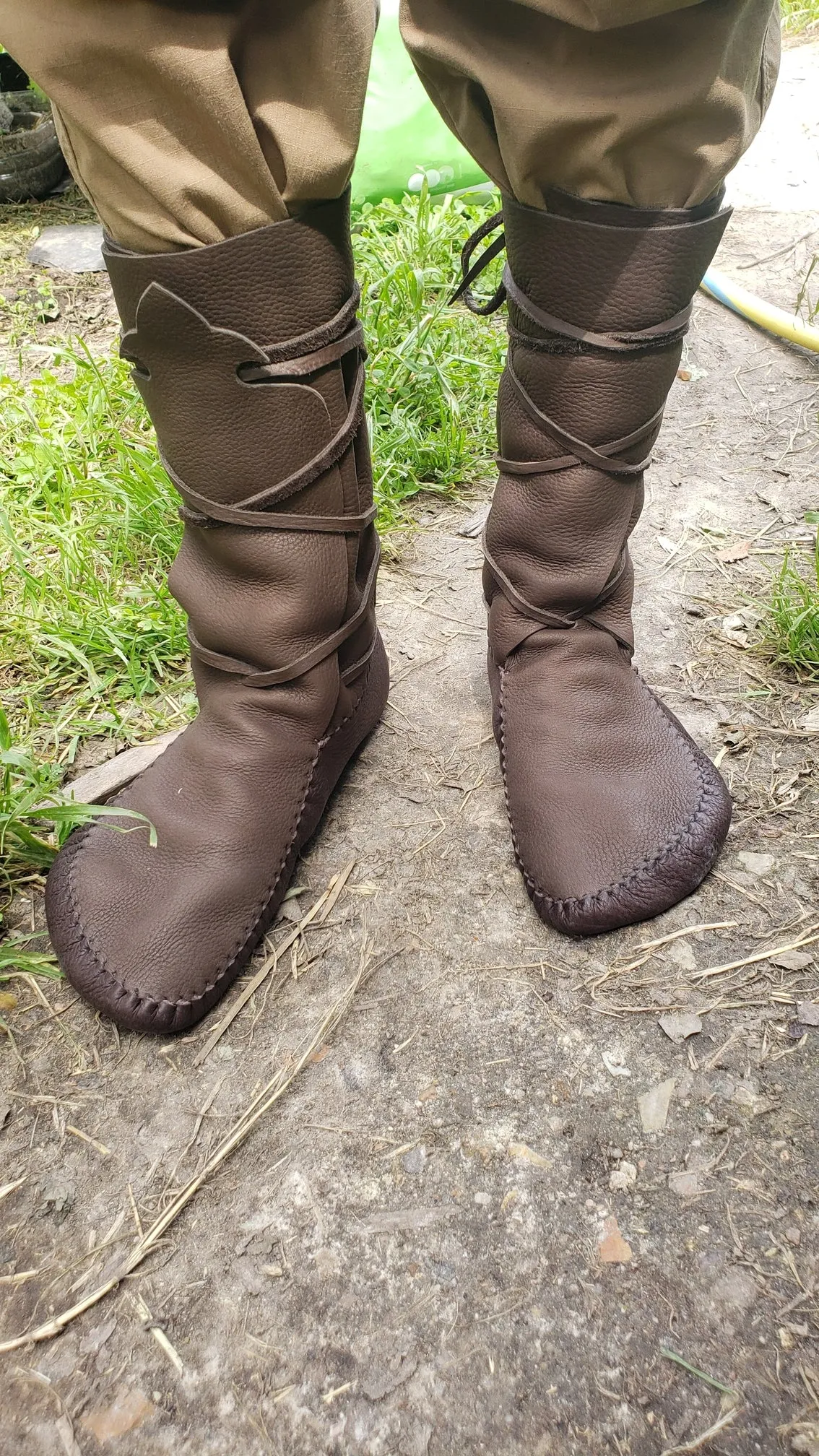 "Viking & Medieval Boots" / Custom-Made Barefoot-Boots