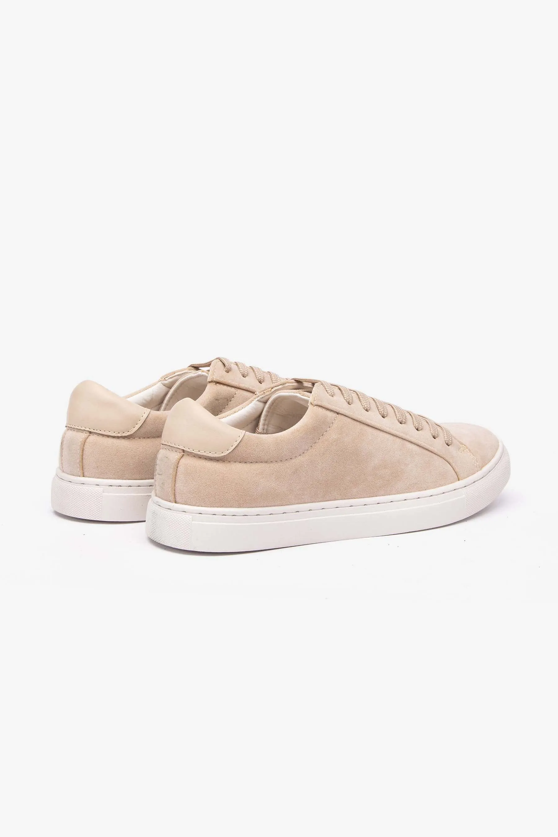 Sneakers scamosciate beige