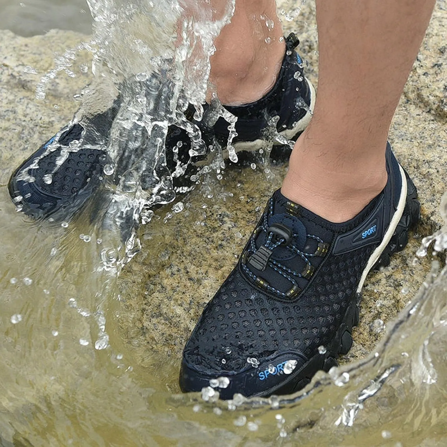 Women Walking Shoes Sock Sneakers Slip-On Breath Mens Casual Shoes Walking Woman Shoes Casual Walking Sneakers Brown Tennis Shoe Cross Trainer Shoe