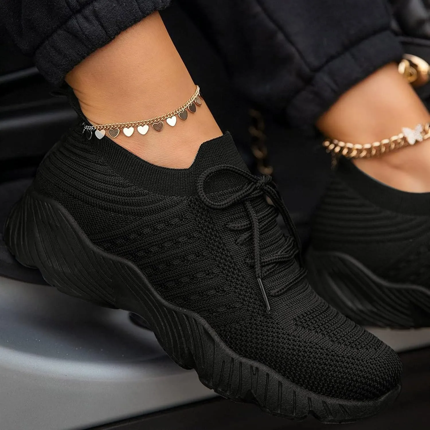 Women Walking Shoes Sock Sneakers Slip-On Breath Womens Running Shoes Casual Casual Shoes for Fall Fashion Sneakers 2025 Waterproof Tennis Shoe White Loafers