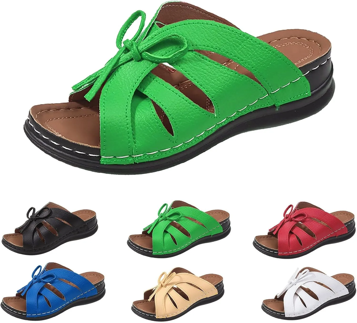 Womens sandals comfortable Orthopedic Sandals for Women Arch Support Sandals Comfortable Platform Wedge Orthotic Casual Shoes