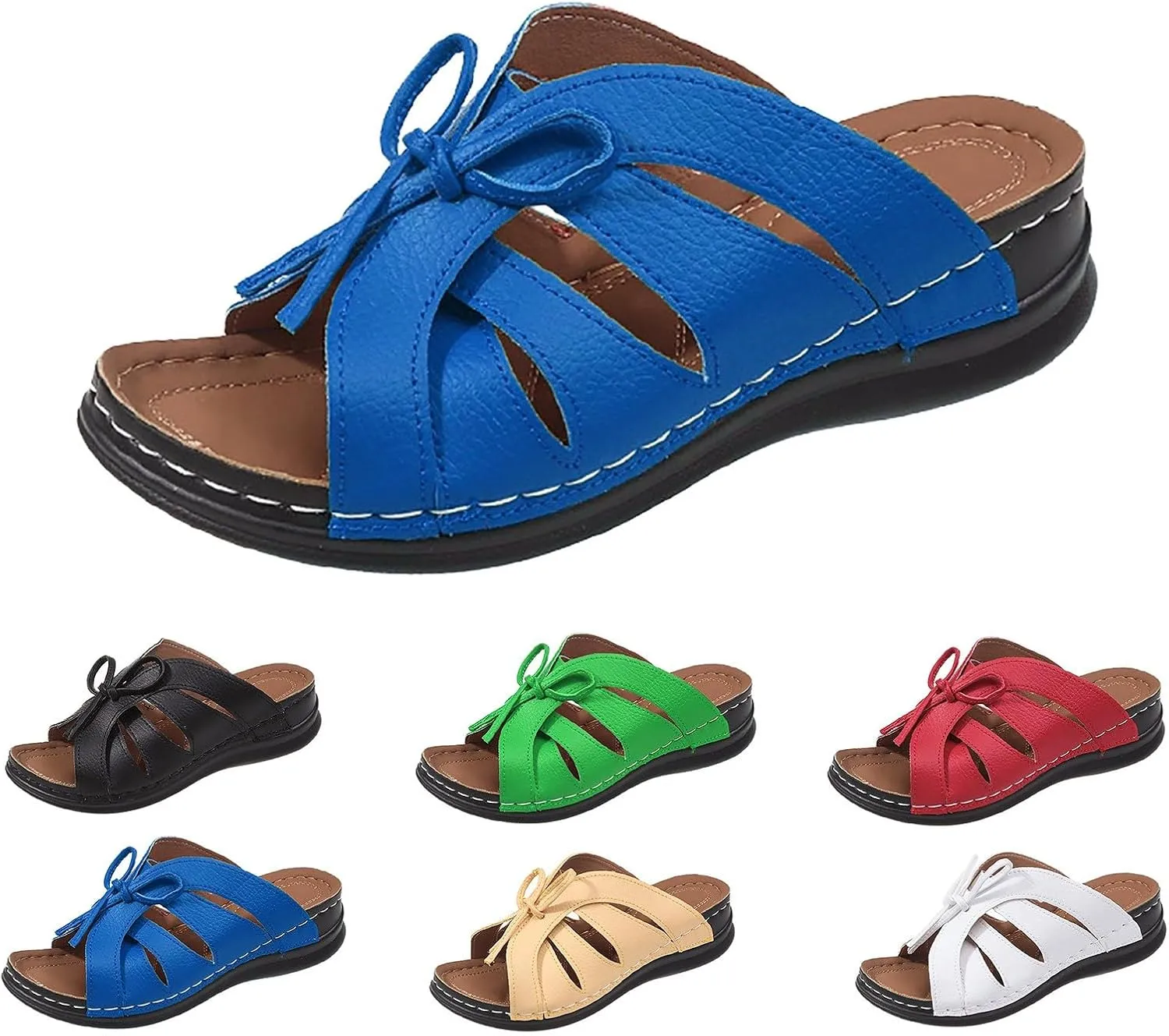 Womens sandals comfortable Orthopedic Sandals for Women Arch Support Sandals Comfortable Platform Wedge Orthotic Casual Shoes