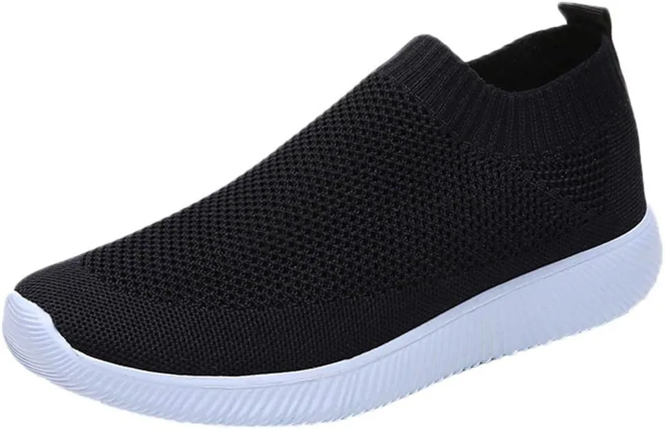 Women's Sneakers in White in Wide Width Womens Fall Shoes Slip On Casual Shoes Wide Toe Box Trendy Casual Black Loafers Women Platform White Sneakers for Women