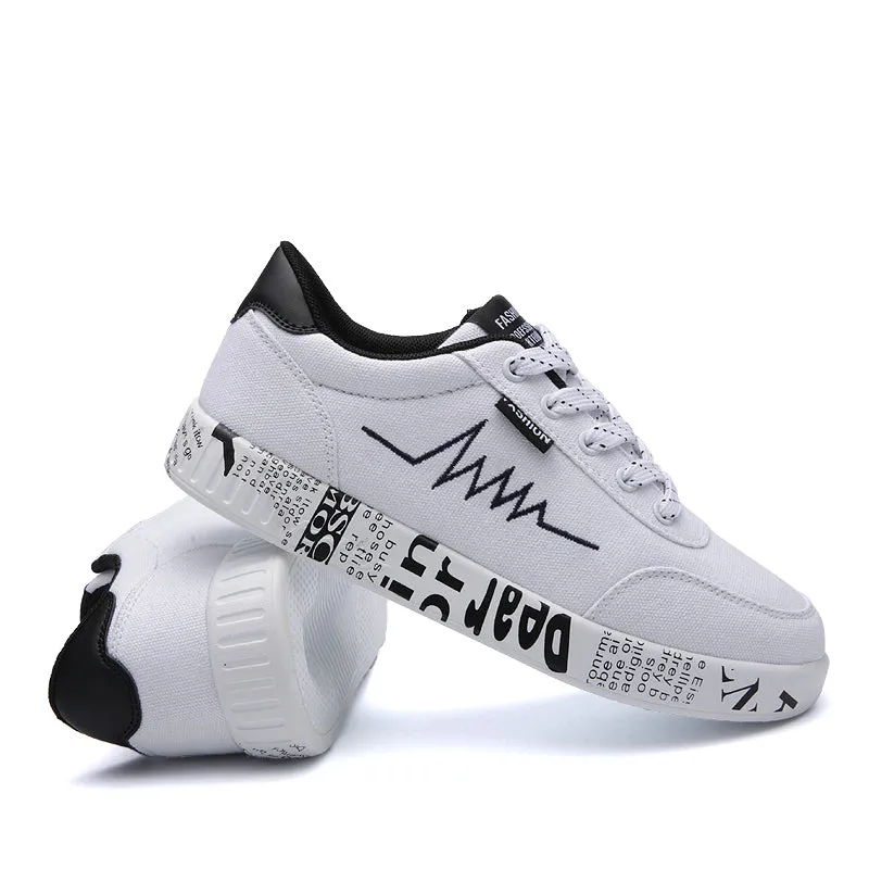 Women's Summer Casual Sneakers With Graffiti