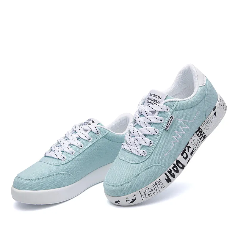 Women's Summer Casual Sneakers With Graffiti
