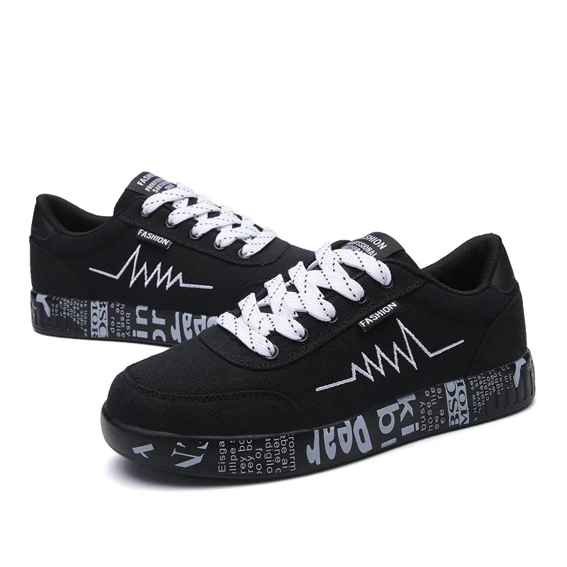 Women's Summer Casual Sneakers With Graffiti